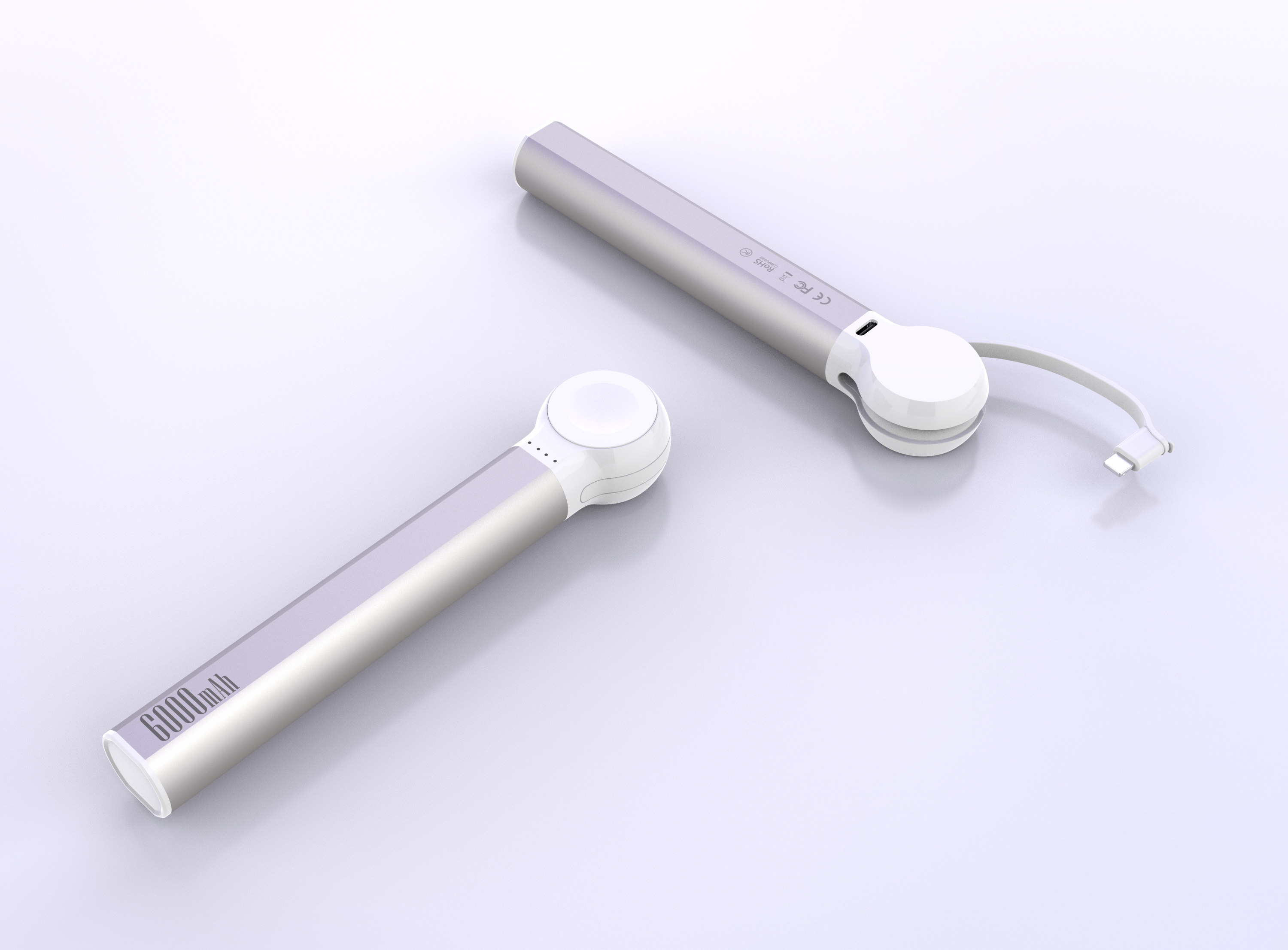 Mobile power 6000ah + Iwatch wireless charging，