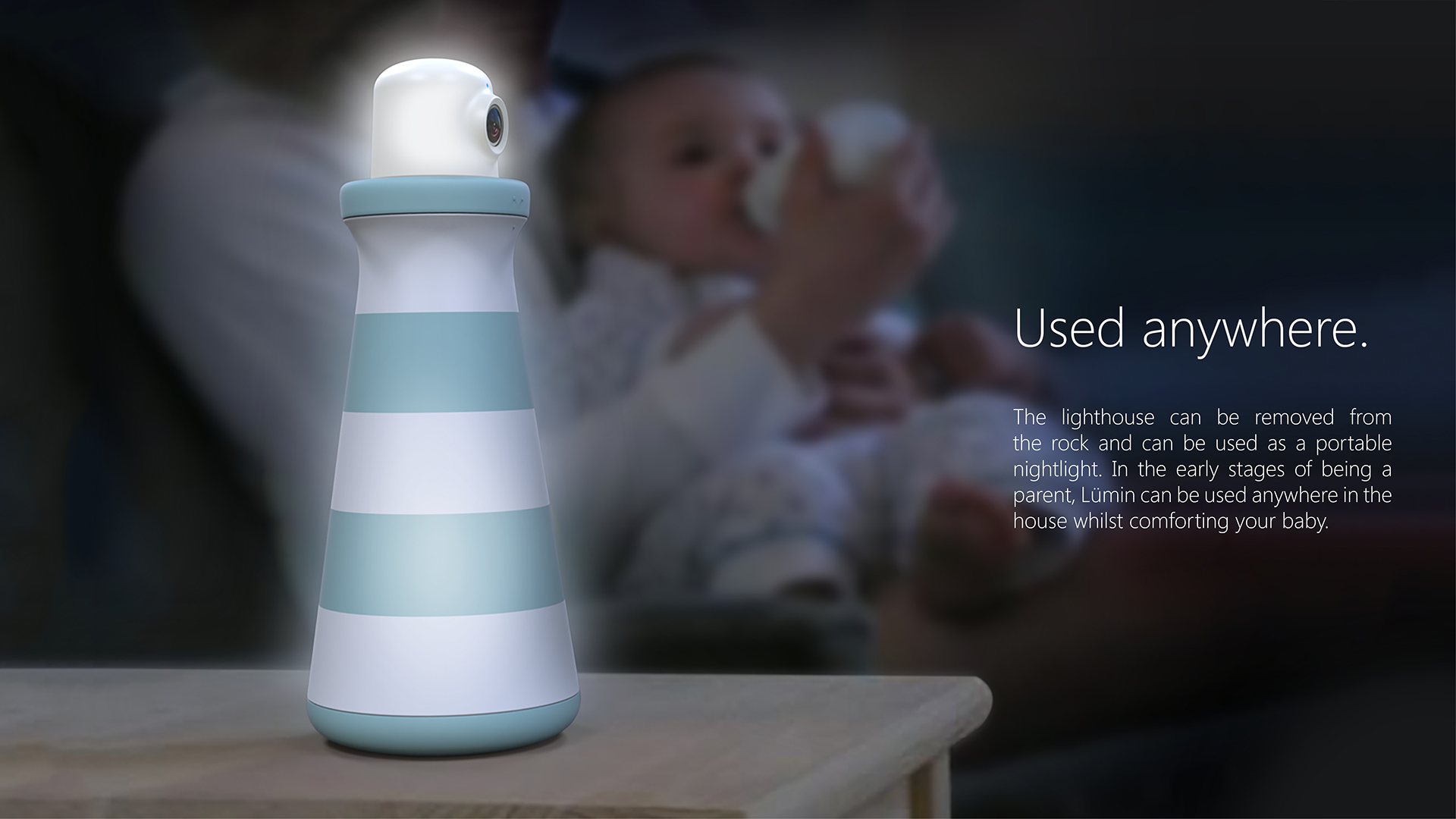 Portable night light，industrial design，lighthouse，Light，Concept of night light and camera，