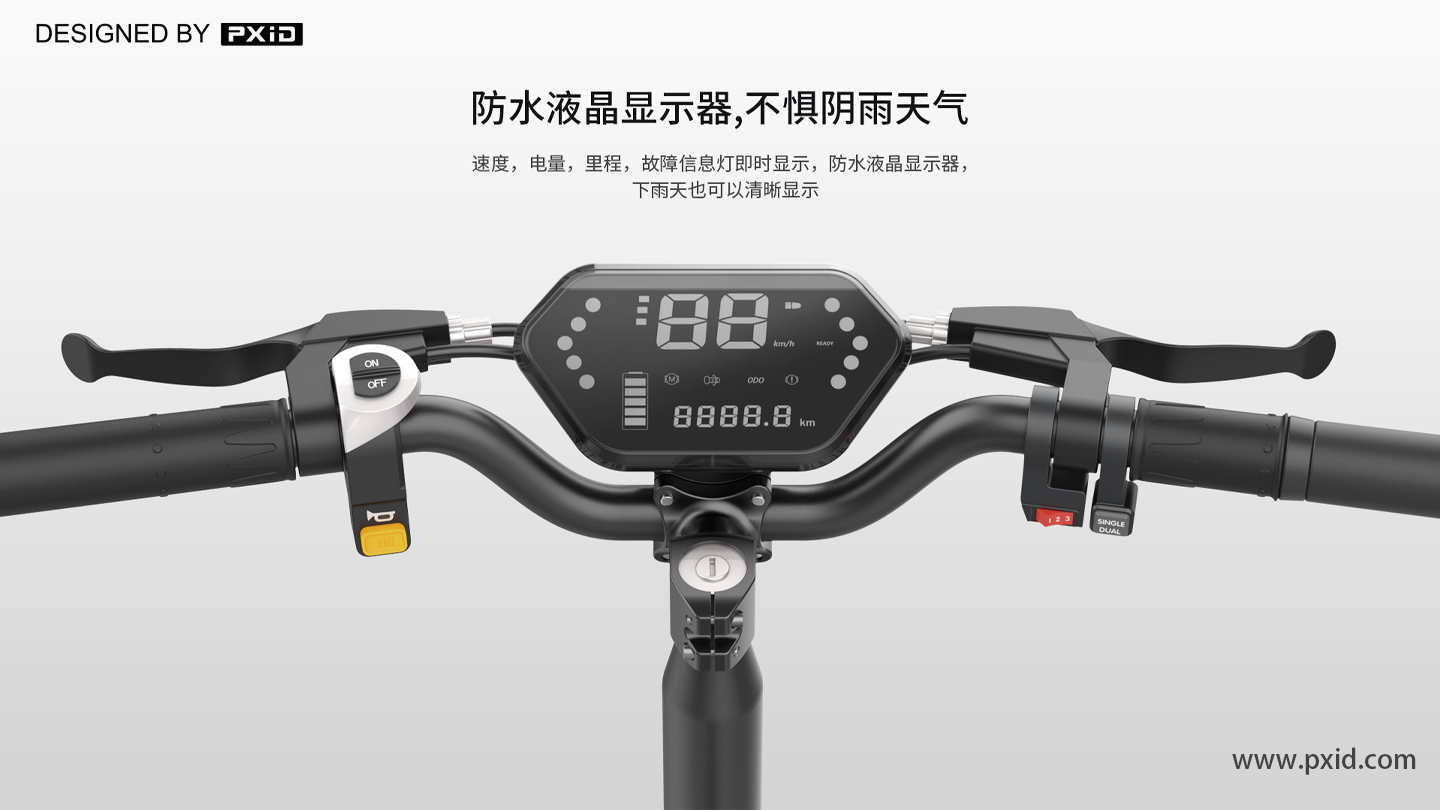 Design of electric scooter，Scooter design，Electric vehicle design，Moped design，Electric motorcycle design，Design of transportation tools，pxid，