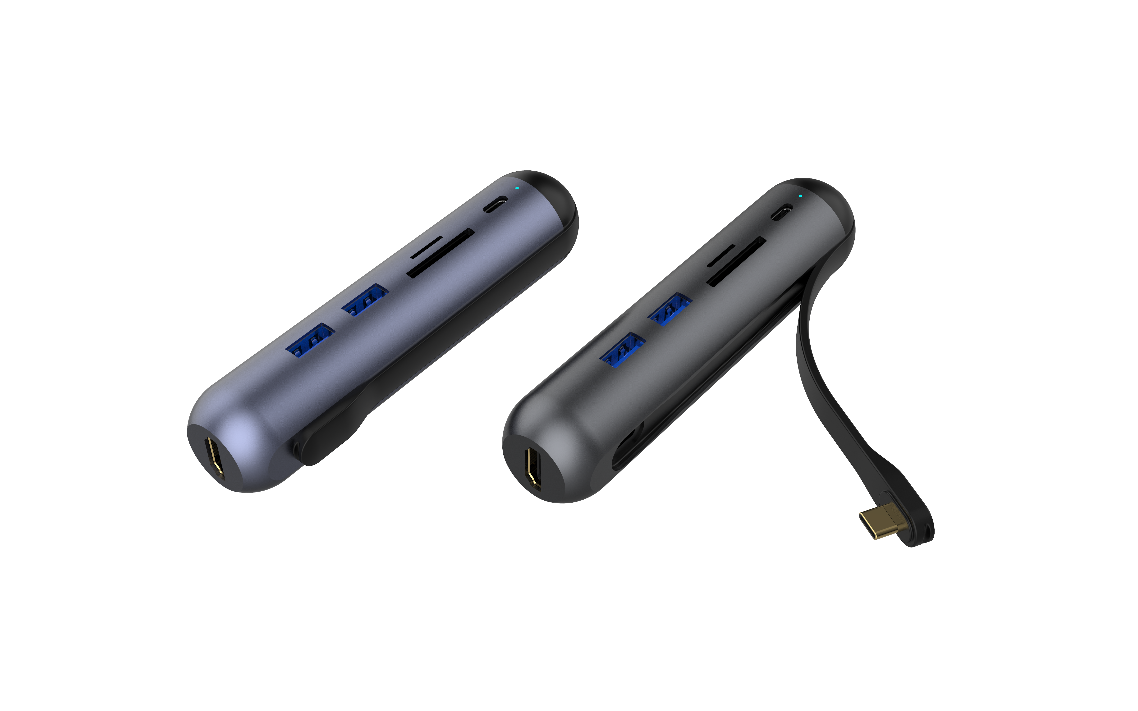 Hub type-C docking station HDMI + 2，