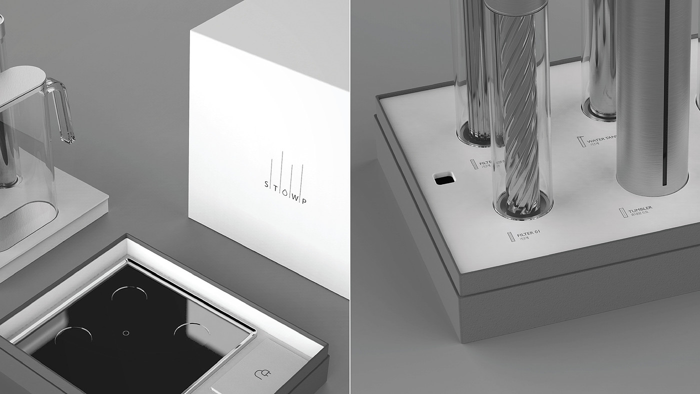 See-through，Water purifier，Metal，