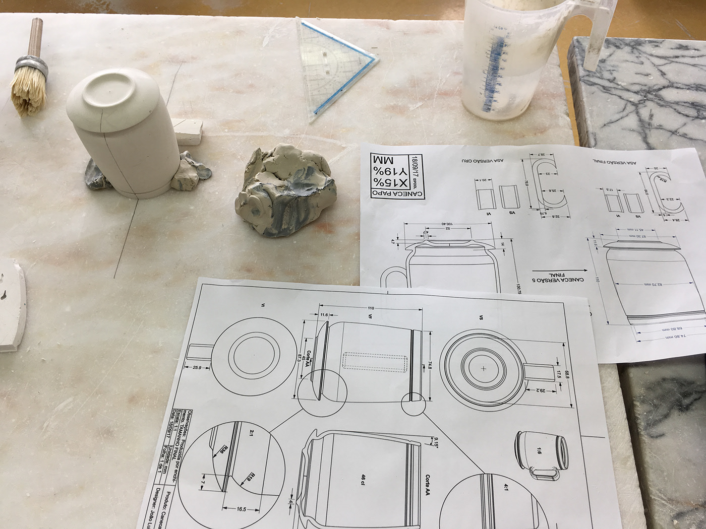 Papo Mug，coffee cup，Ceramic cup，handicraft，Portugal，IDPool，A pleasant sight，