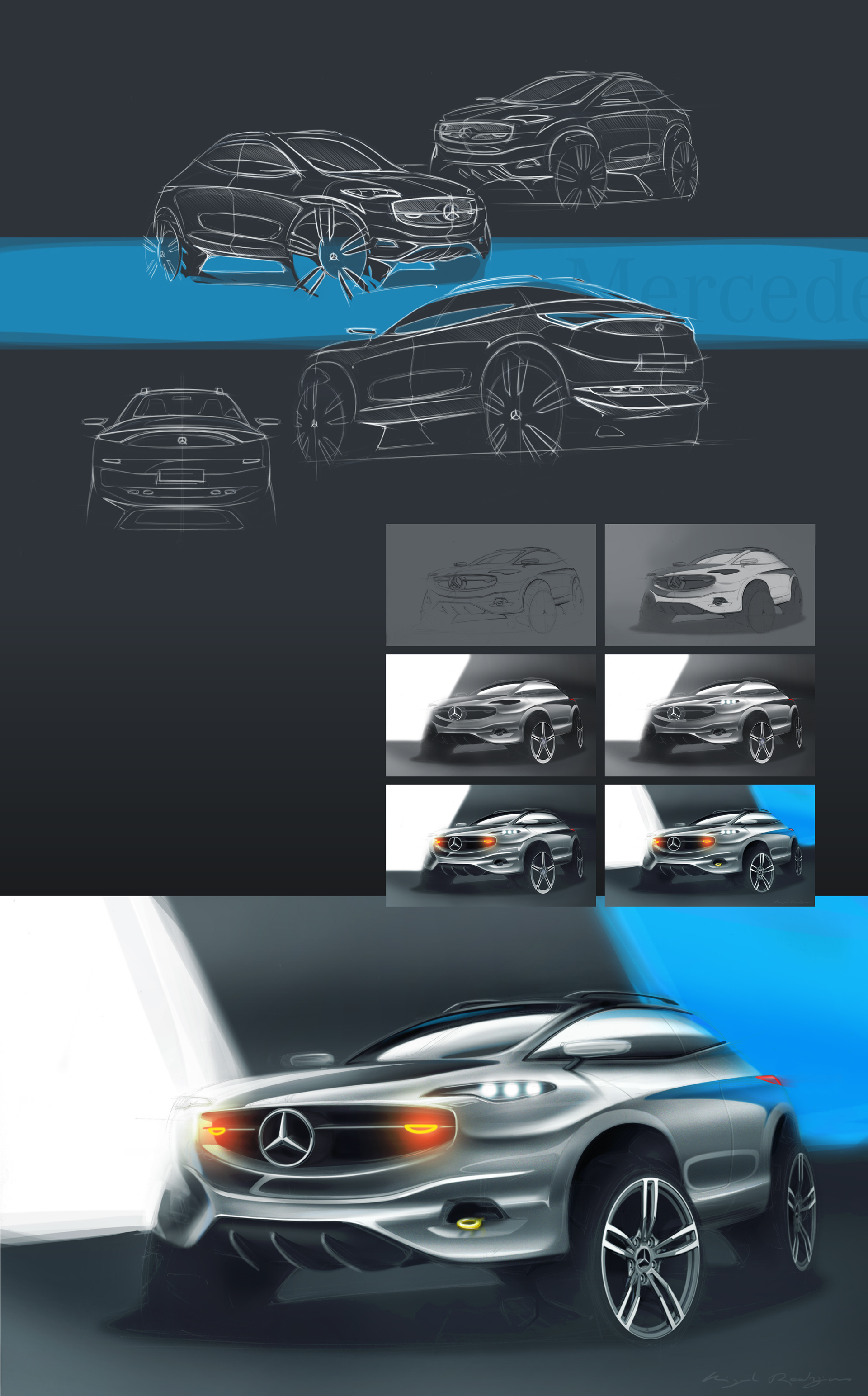 automobile，draft，Hand drawn，originality，Design，vehicle，