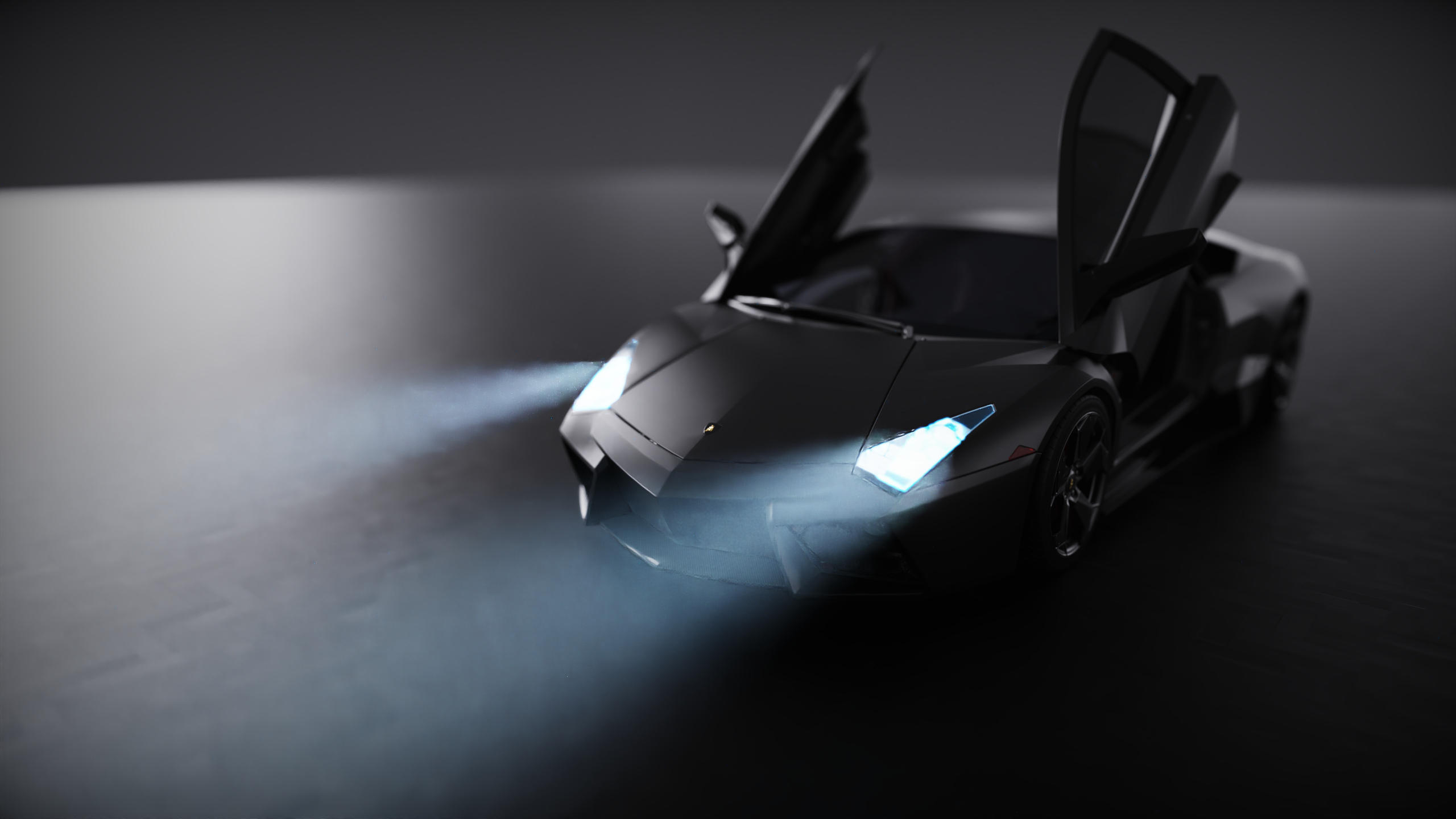 Special effects, caustics, hydrogel beads, wireframe gradient, spotlight light，