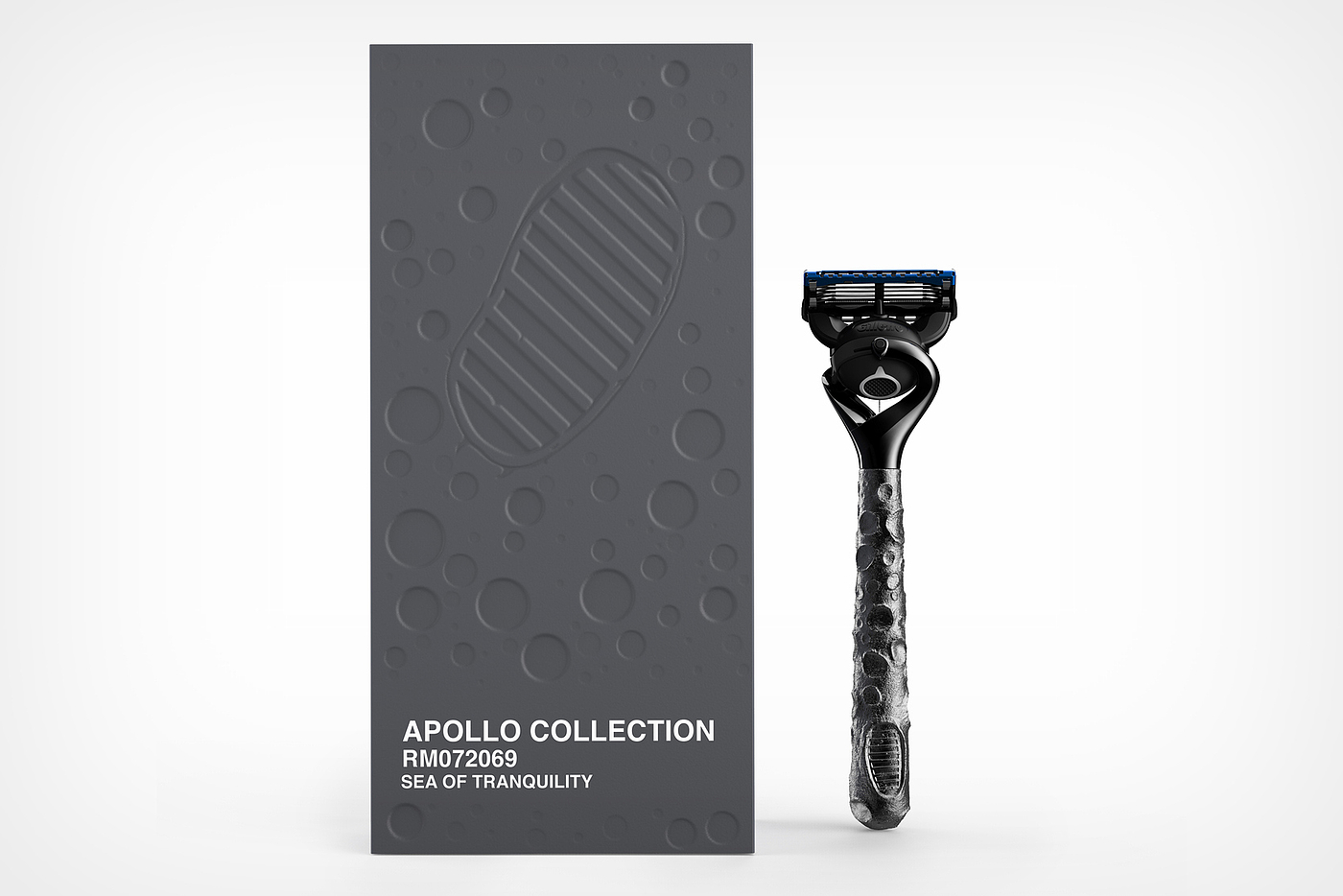 Apollo series，GILLETTE，razor，Gillette，Lunar texture，