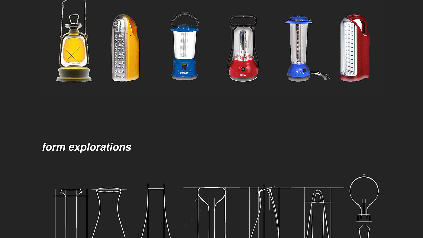 lamps and lanterns，Concept lamp，Design process，