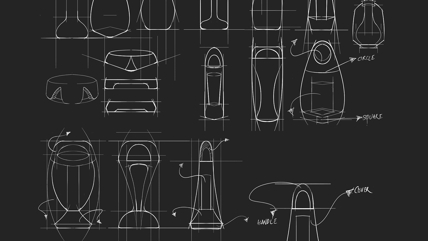 lamps and lanterns，Concept lamp，Design process，