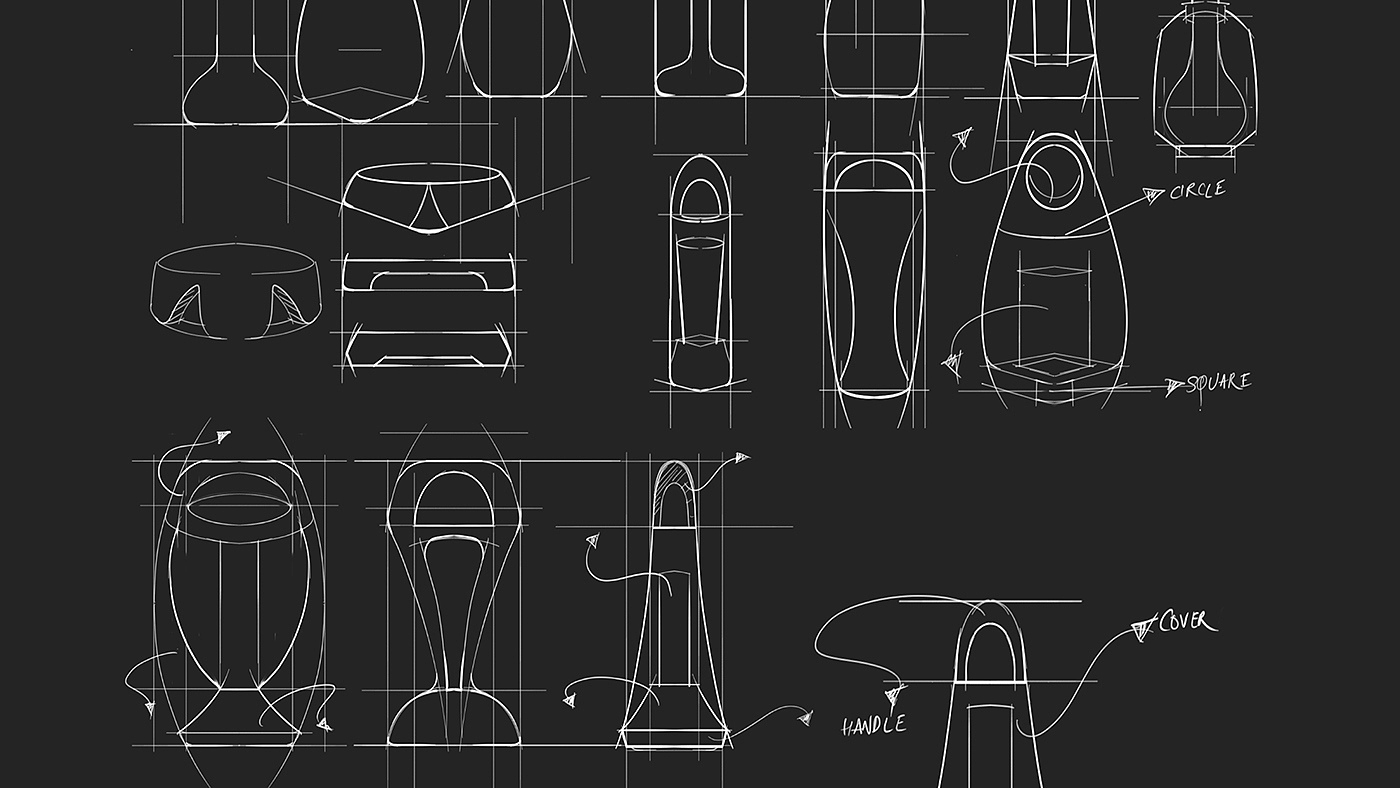 lamps and lanterns，Concept lamp，Design process，