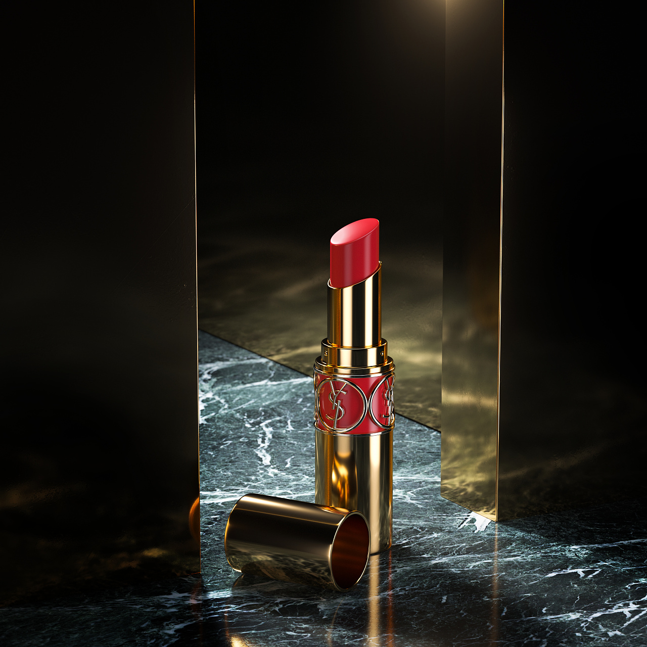 Lamb skin，YSL，Lipstick，