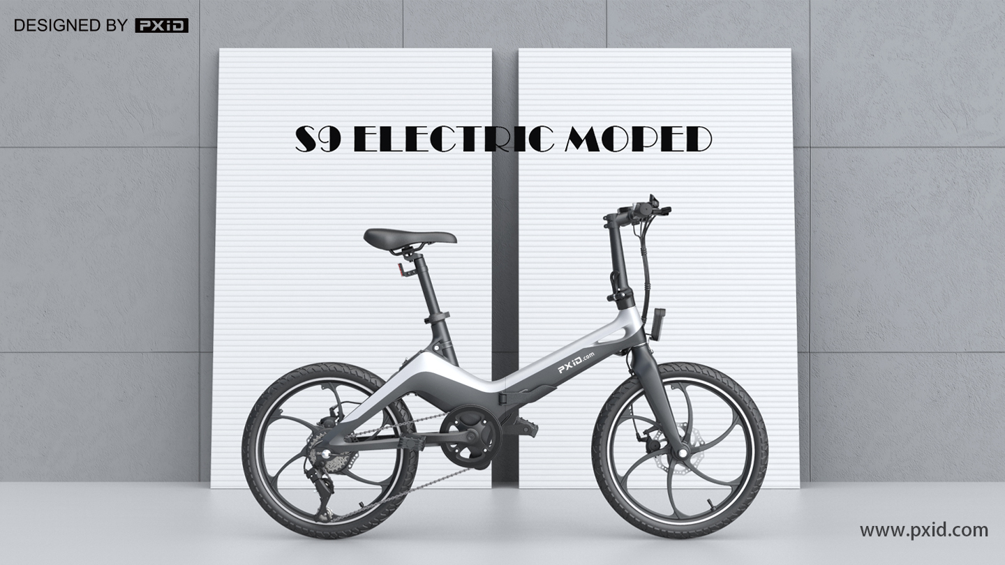 Electric bicycle，Electric vehicle design，Scooter design，Design of electric scooter，Electric motorcycle design，Design of transportation tools，pxid，Product oriented industrial design，