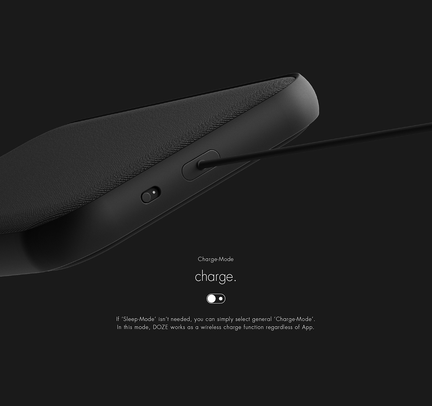 black，wireless charger ，DOZE，