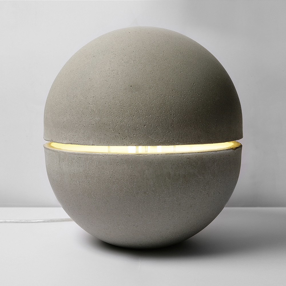 Concrete lux sphere，lamps and lanterns，industrial design，Galalux lamp，Gayalux Lamp，