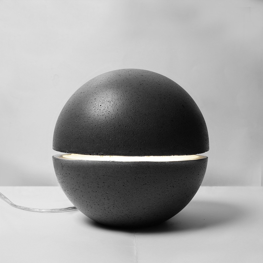 Concrete lux sphere，lamps and lanterns，industrial design，Galalux lamp，Gayalux Lamp，