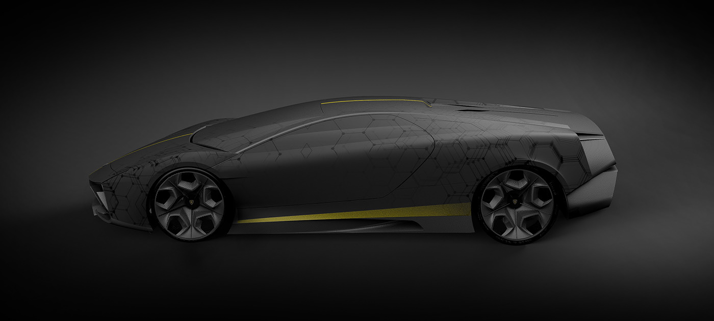 Sports car，electric vehicle，Pure BlackBull，Lamborghini，Lamborghini，