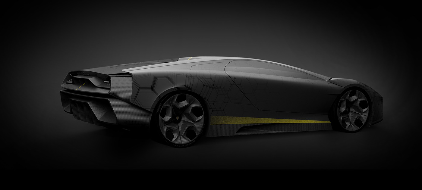 Sports car，electric vehicle，Pure BlackBull，Lamborghini，Lamborghini，