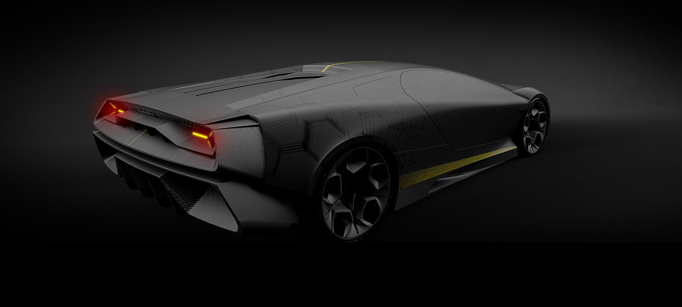 Sports car，electric vehicle，Pure BlackBull，Lamborghini，Lamborghini，