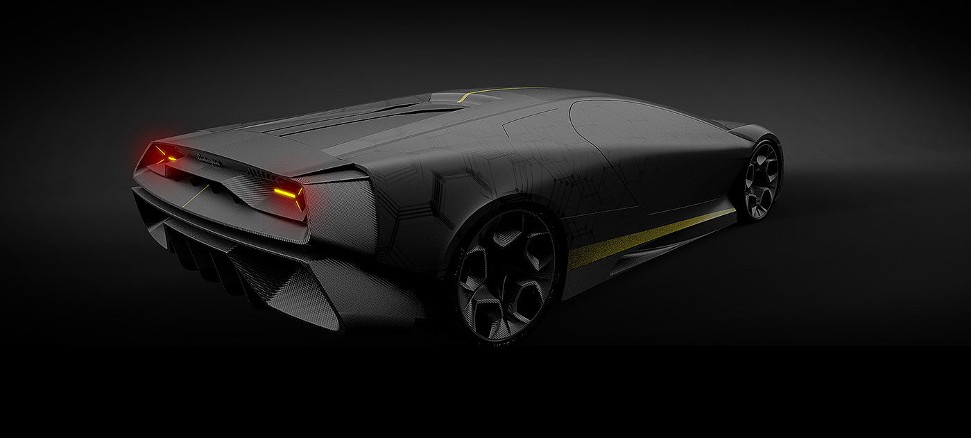 Sports car，electric vehicle，Pure BlackBull，Lamborghini，Lamborghini，