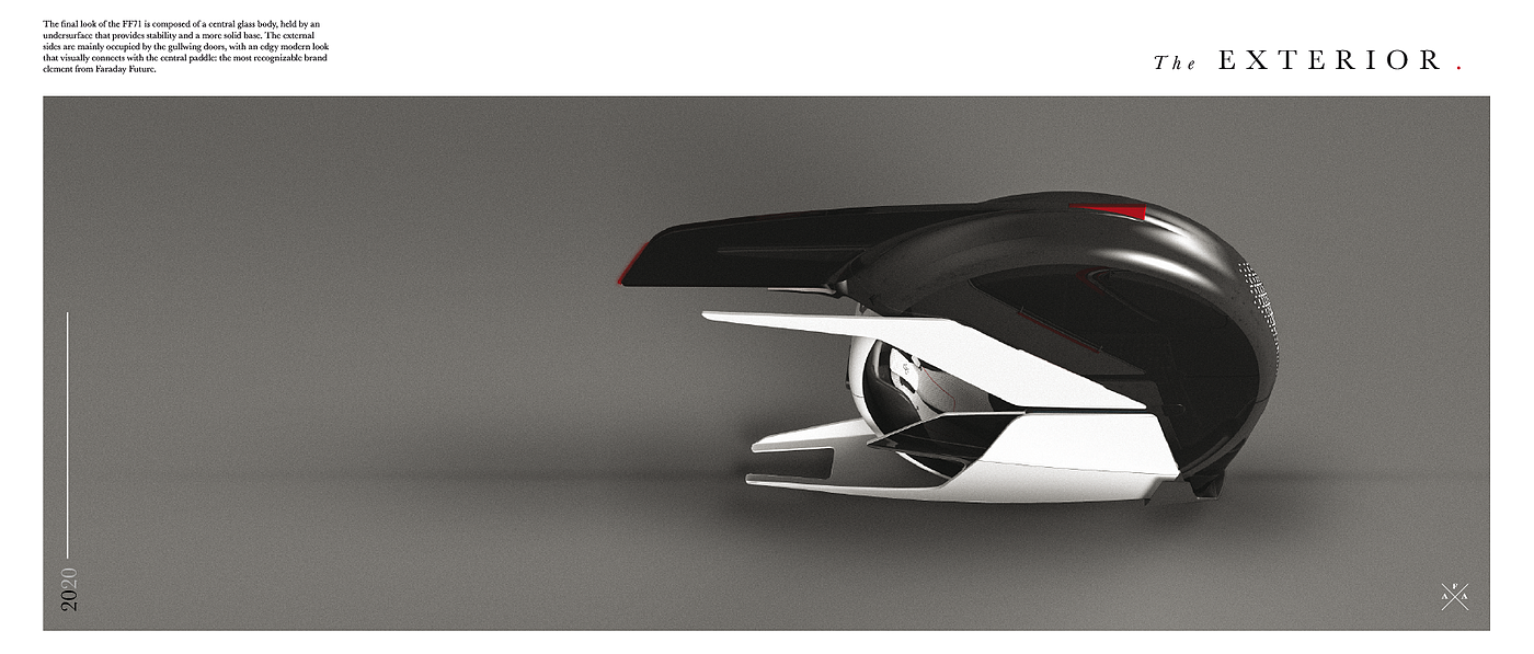 Automobile design，FF71，Faraday future 71，Faraday Future 71，