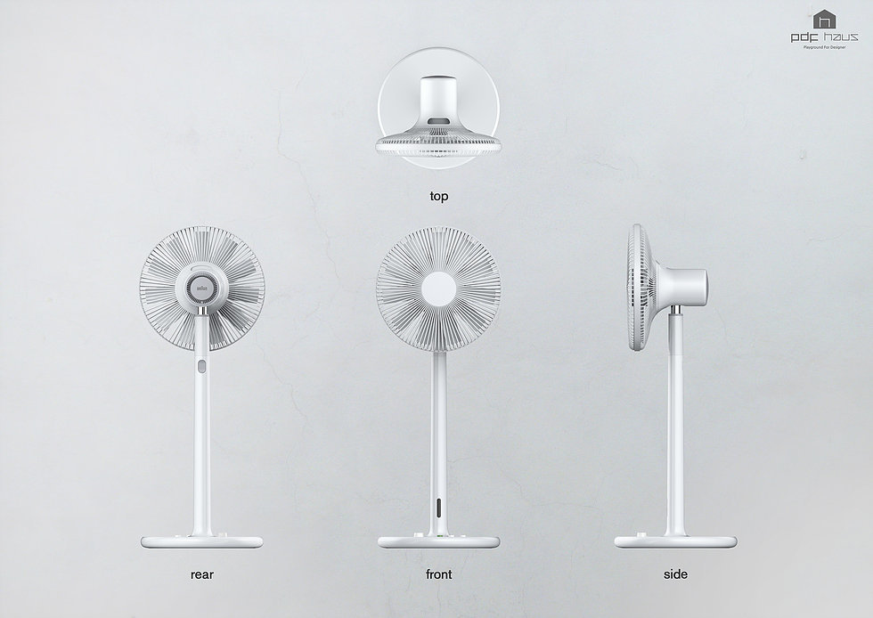 white，household electrical appliances，Fan，Minimalist，