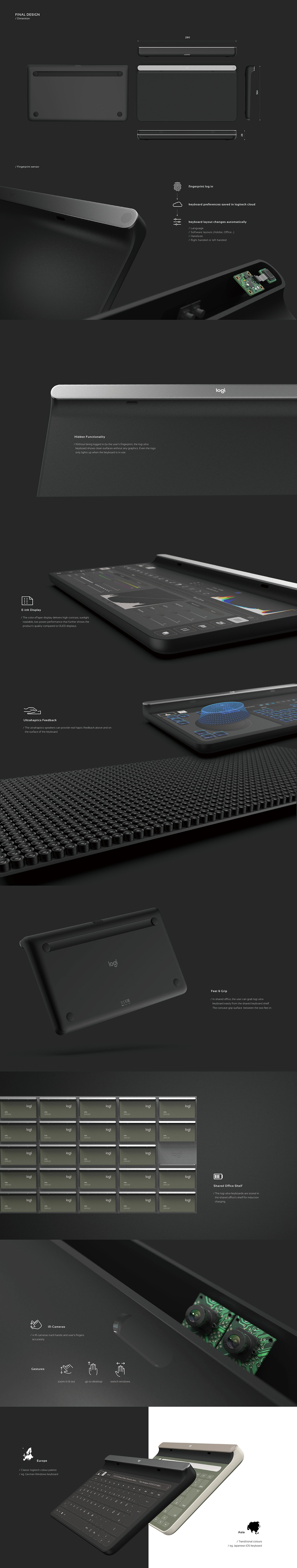 customized，touch screen，Super tactile technology，Logitech Ultra，