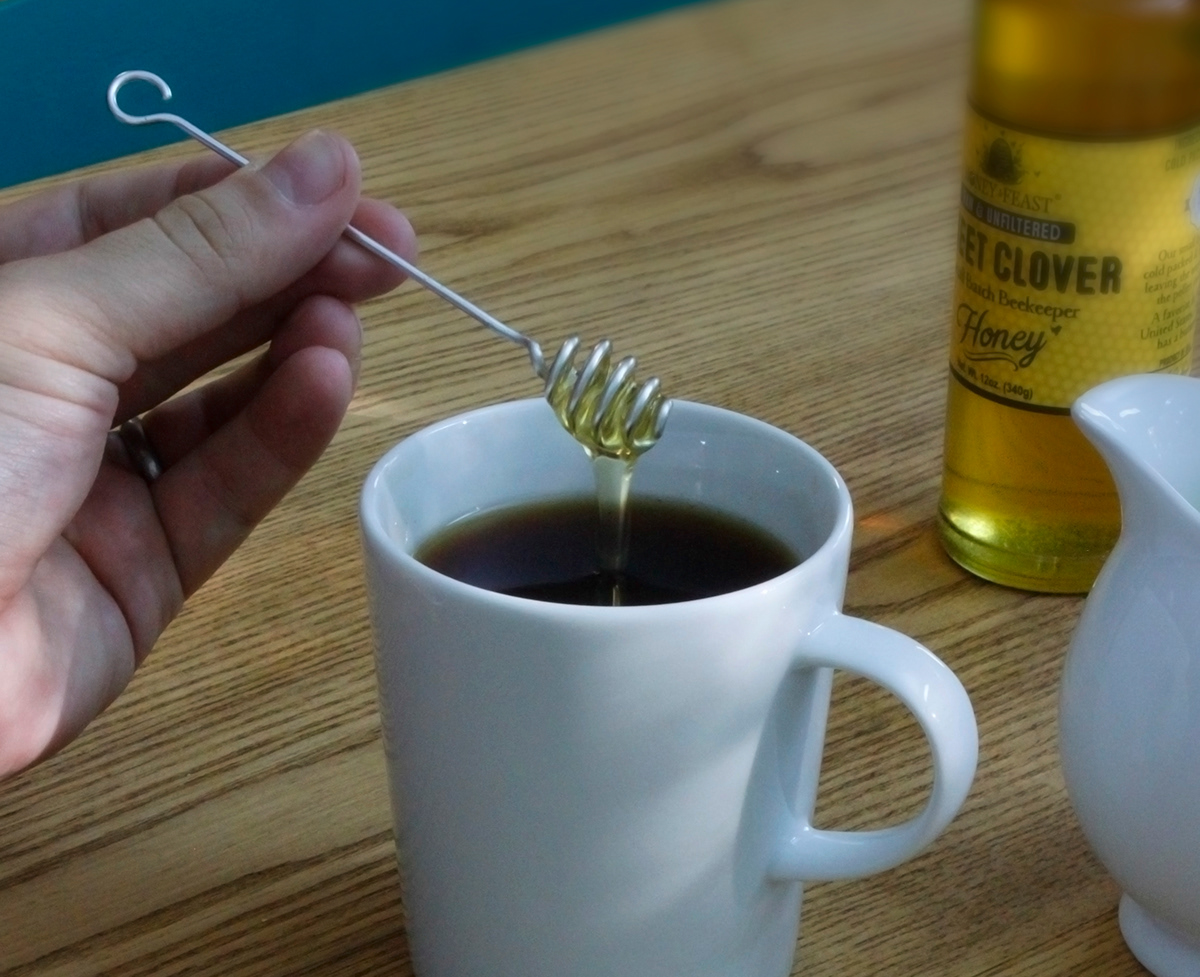 steel，screw，Honey spoon，