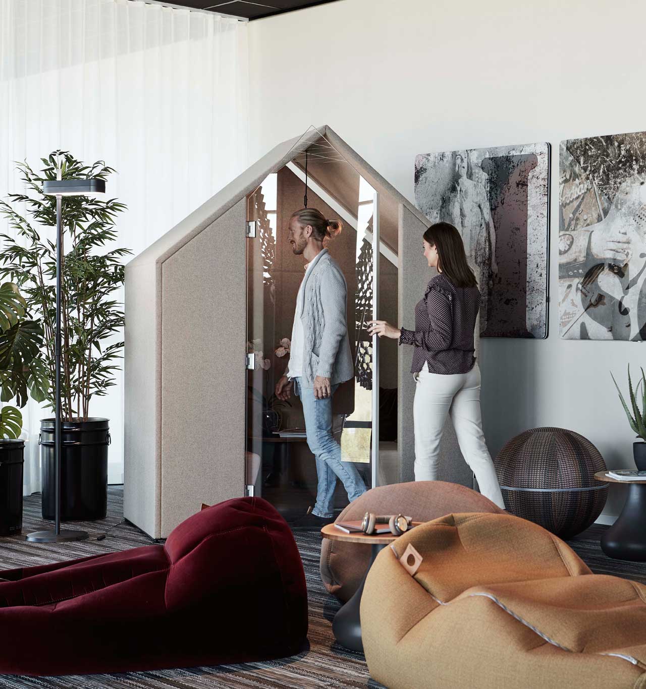 Workplace，hut，Scandinavia，