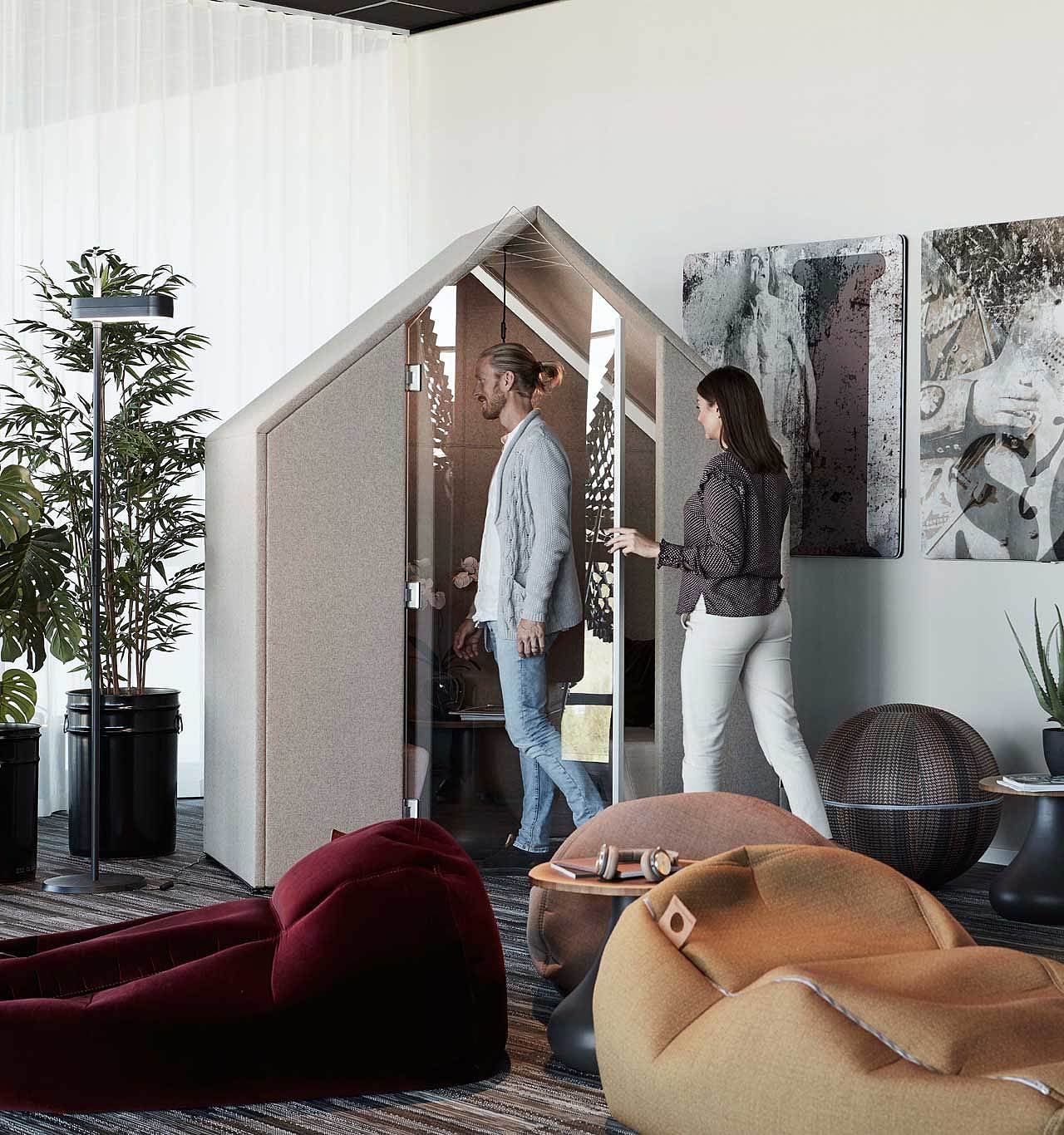 Workplace，hut，Scandinavia，