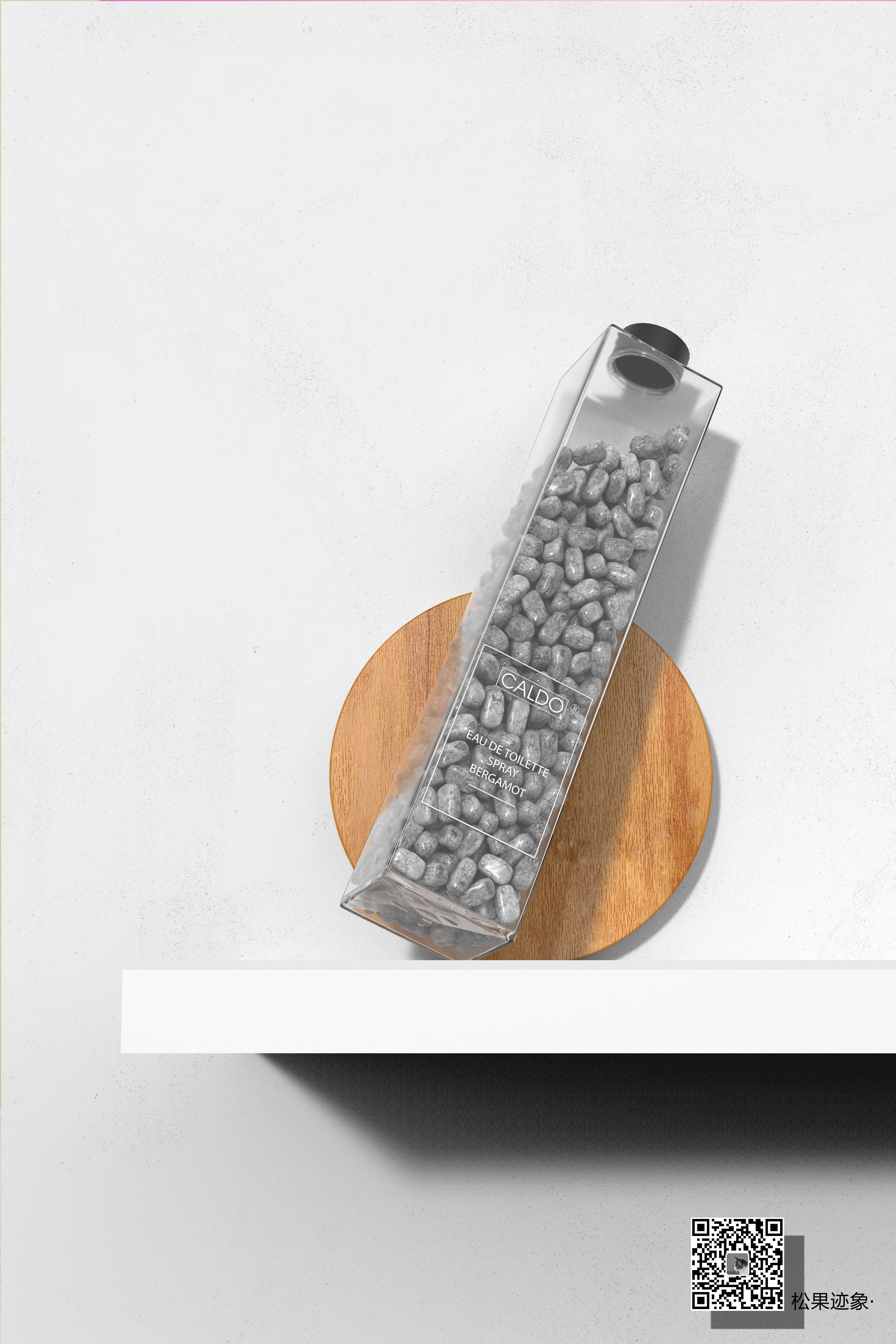 Cosmetic bottles，bottle，Composition，Render，