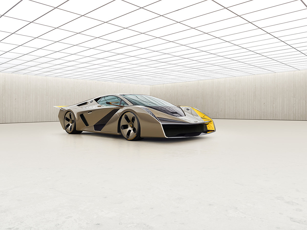 SALAFF C2 Supercar，cgi，Photography，Future car，