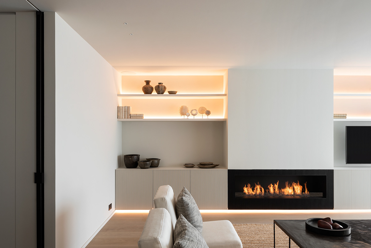 modern，a living room，Interior design，