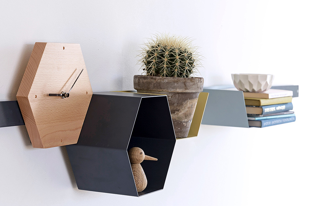 modularization，Storage rack，Hexagon，