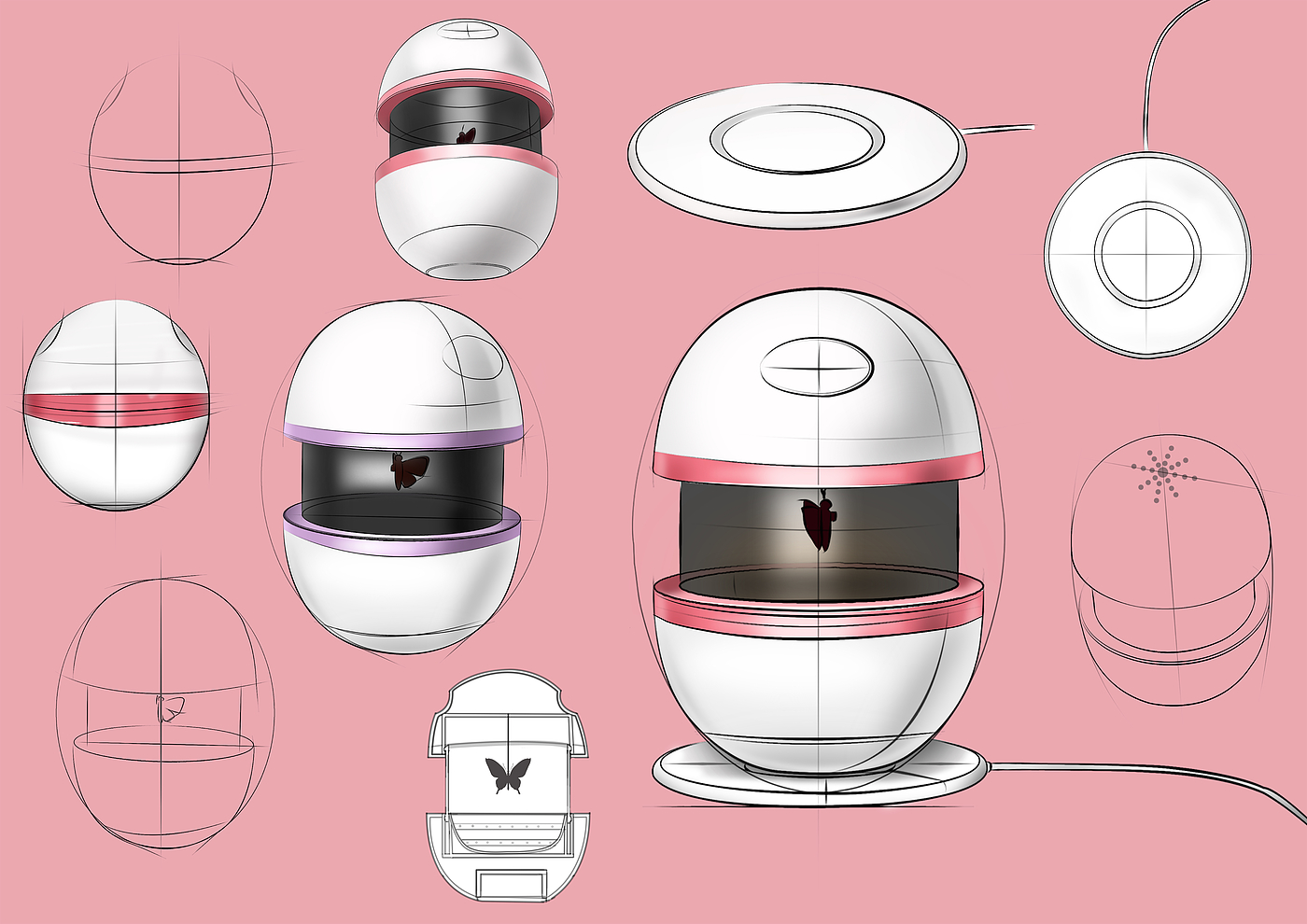 capsule，intelligence，music，Desk lamp，atmosphere，