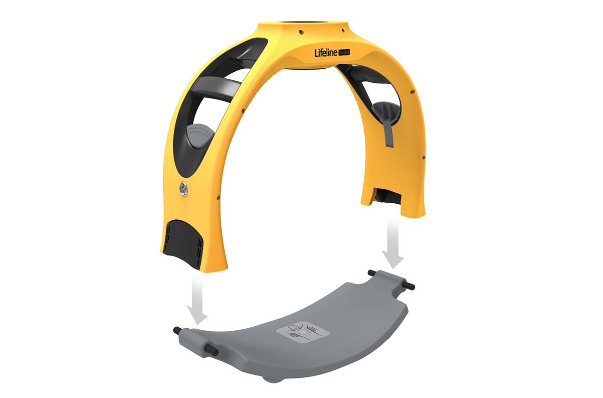 Rescue equipment，Cardiopulmonary resuscitation，Arm automatic chest pressure device，Lifeline，