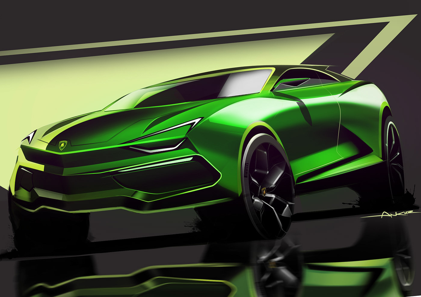 Sports car，manuscript，Sketch，