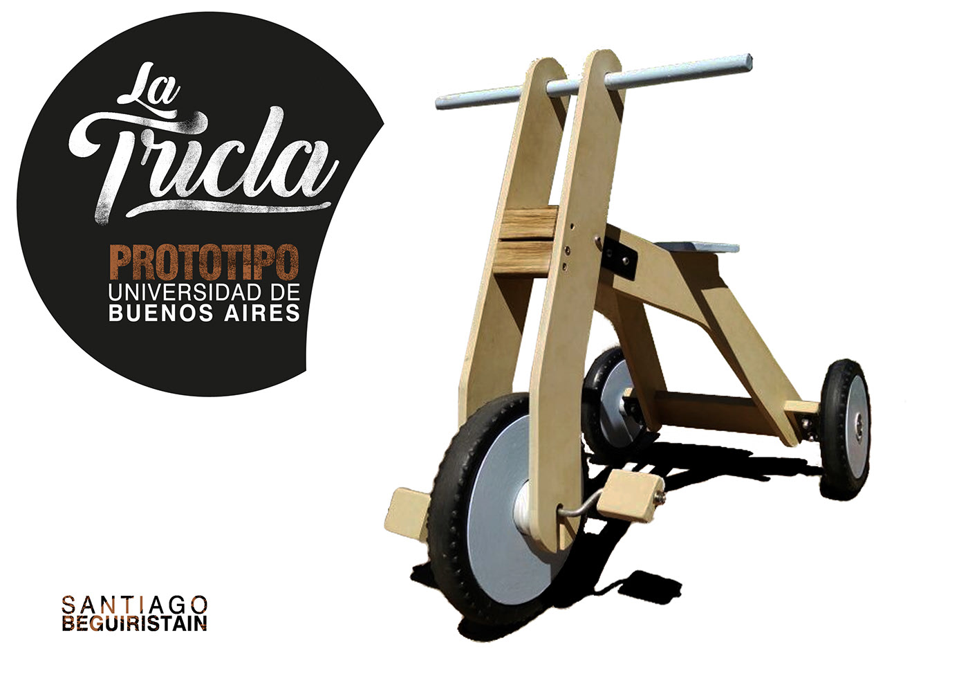 Tricycle，LA TRICLA，vehicle，wooden ，children，fold，