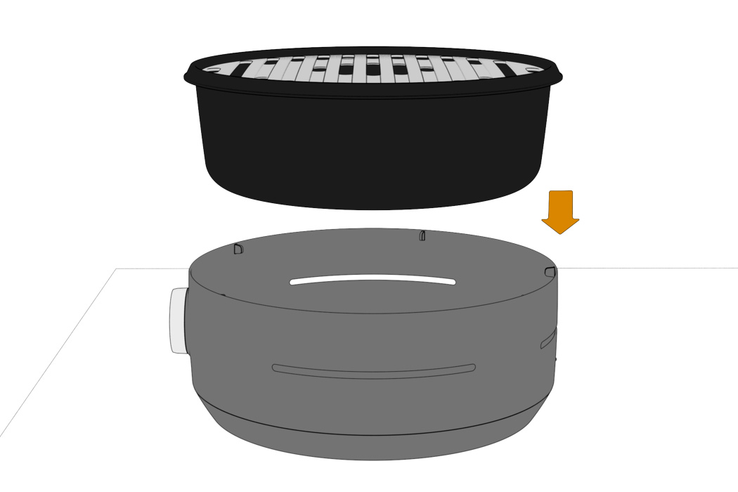 Charcoal grill，Minimalism，Portable，User experience，