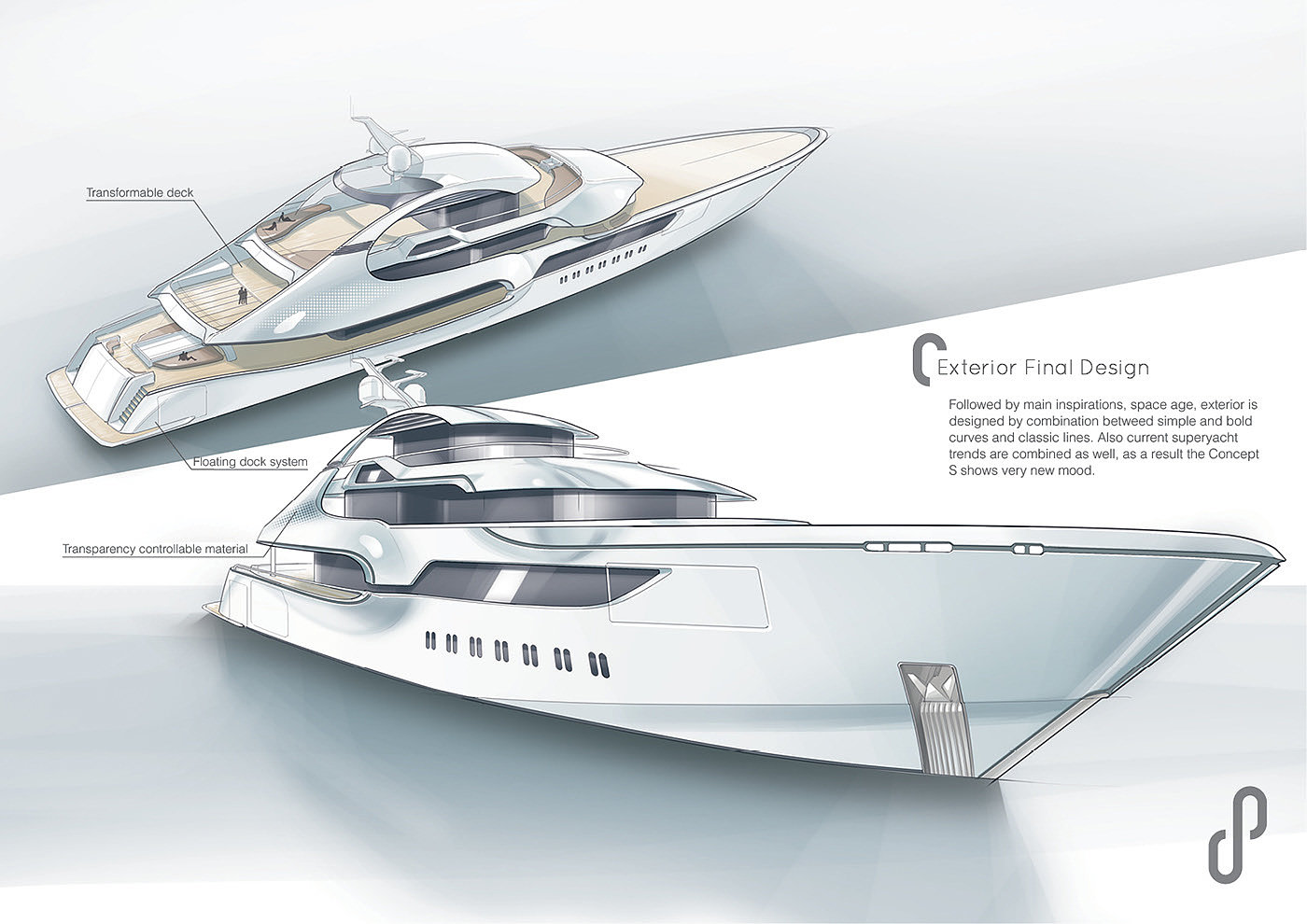 游艇，概念设计，Olesinski竞赛获奖设计，