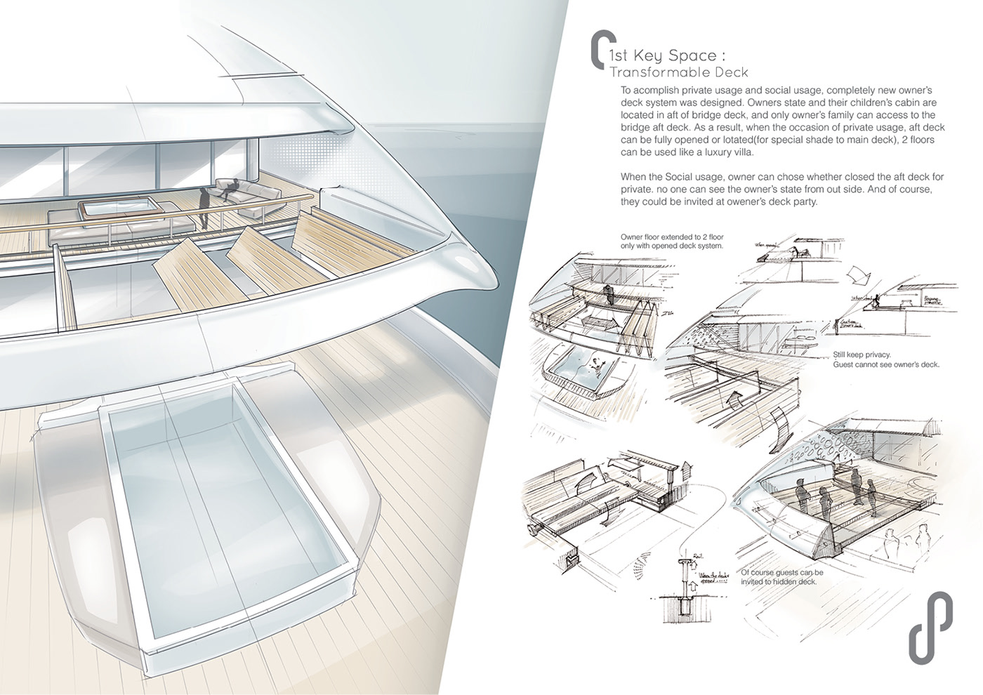 yacht，conceptual design，Olesinski competition winning design，