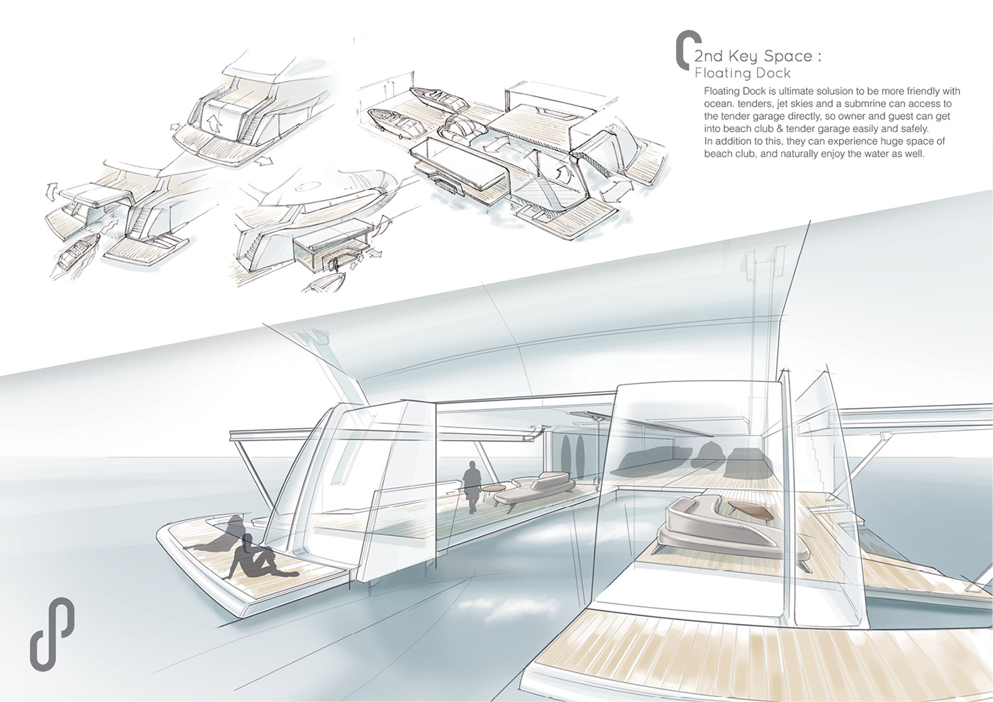 yacht，conceptual design，Olesinski competition winning design，