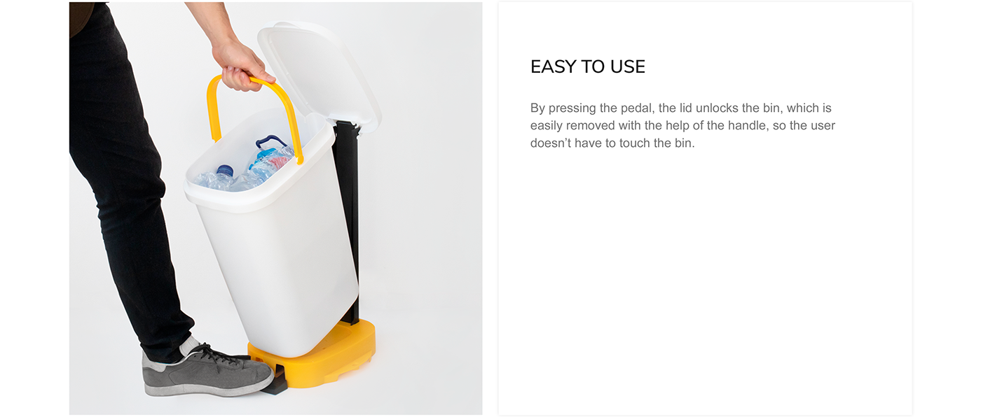 Modular design，refuse classification，trash can，