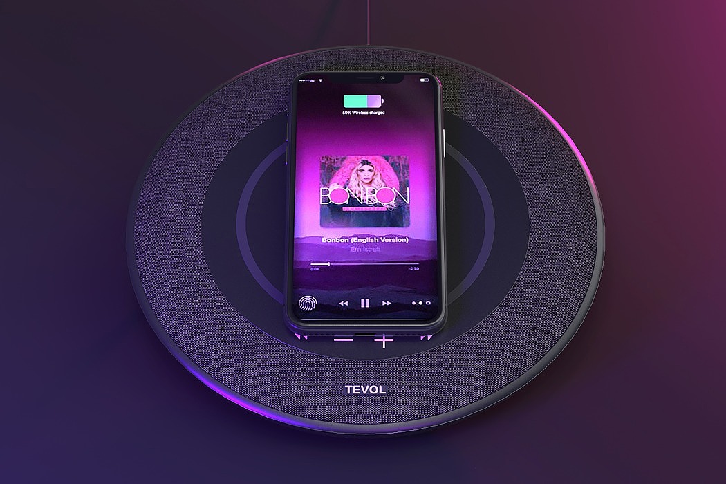 Wireless charging，sound，speaker，