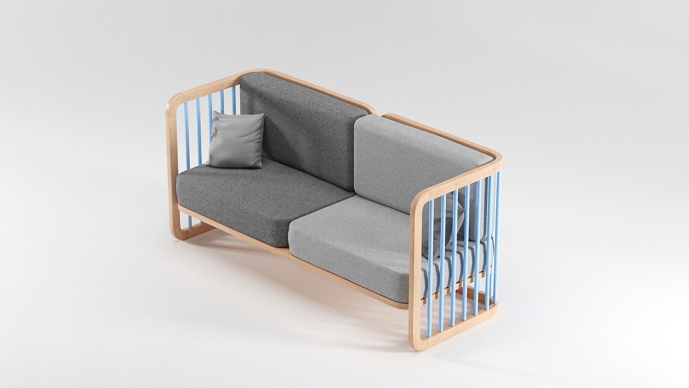 Simplicity，Baby bed，Design，originality，