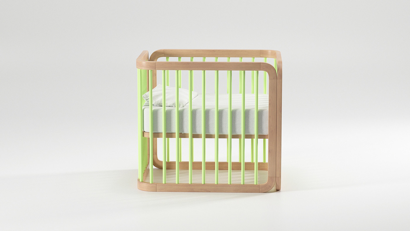 Simplicity，Baby bed，Design，originality，