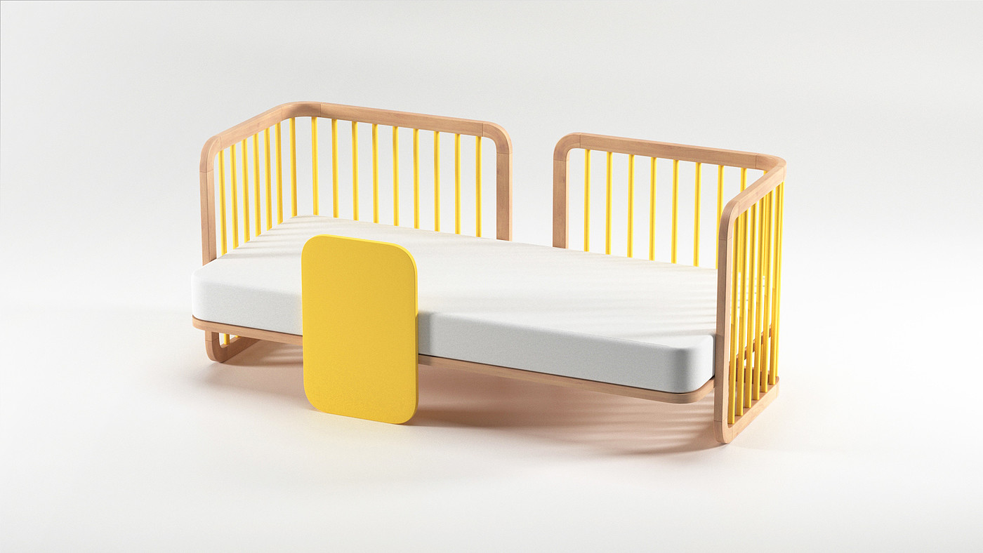 Simplicity，Baby bed，Design，originality，