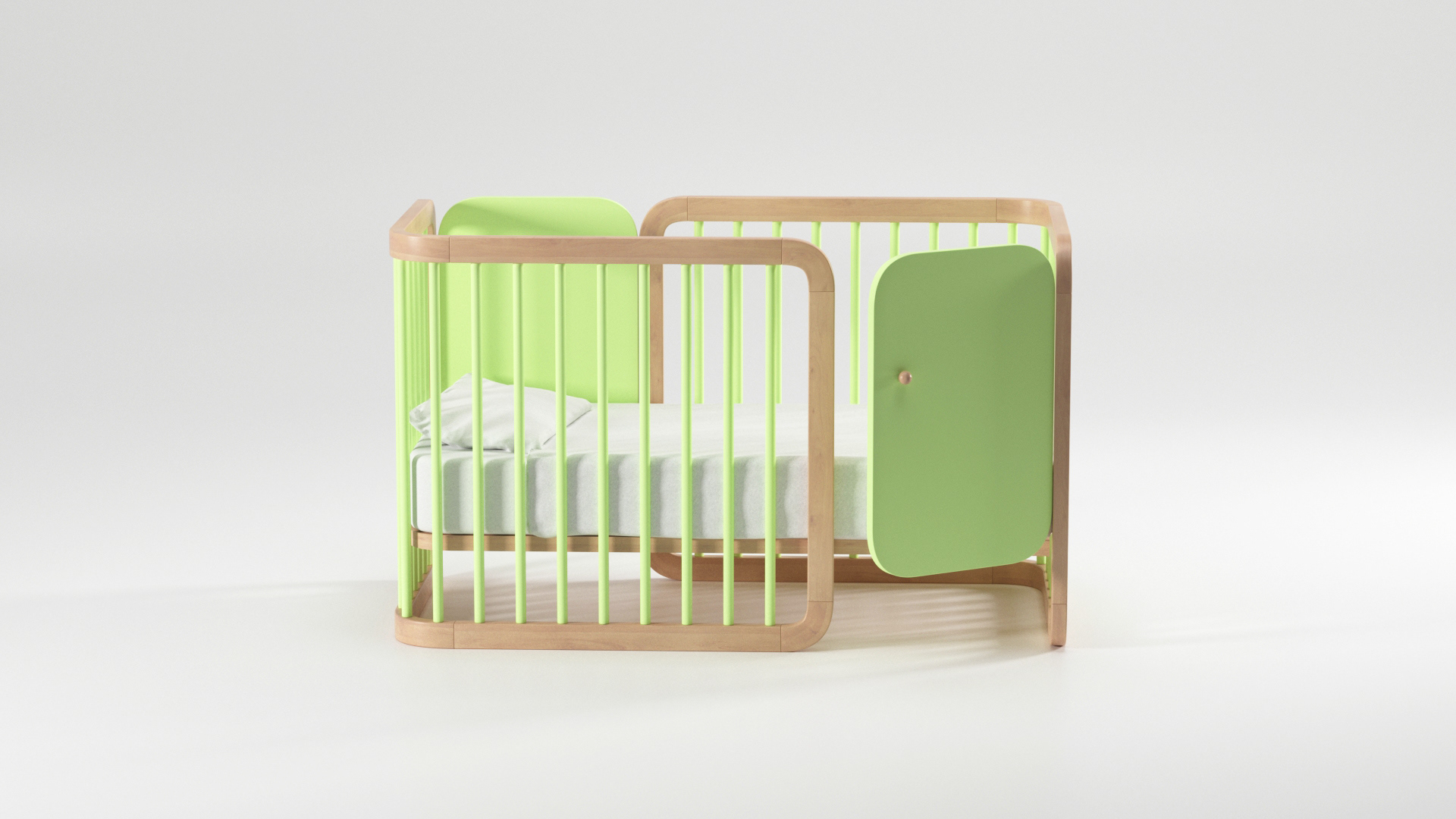 Simplicity，Baby bed，Design，originality，