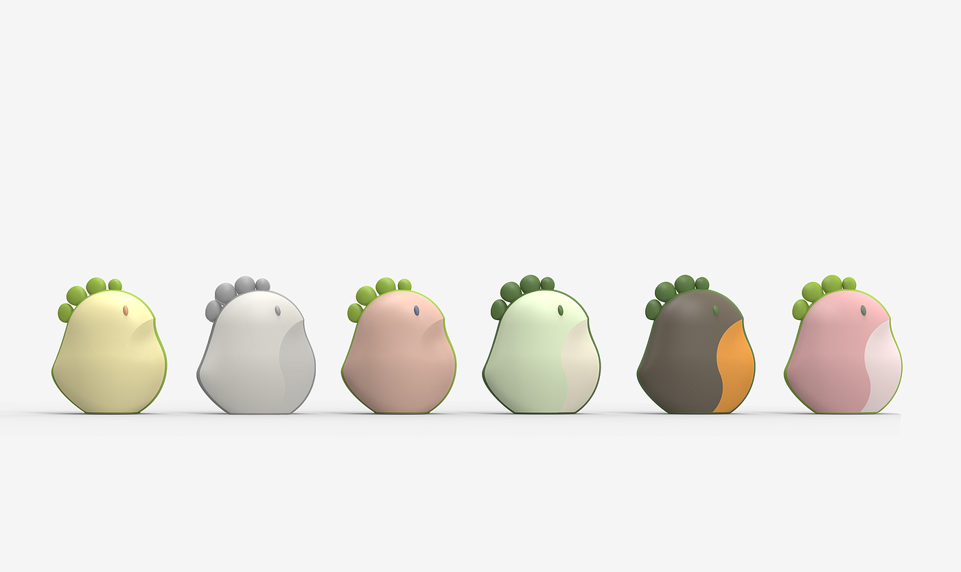 Warm hand treasure product design charge treasure cute, round and gentle palm，