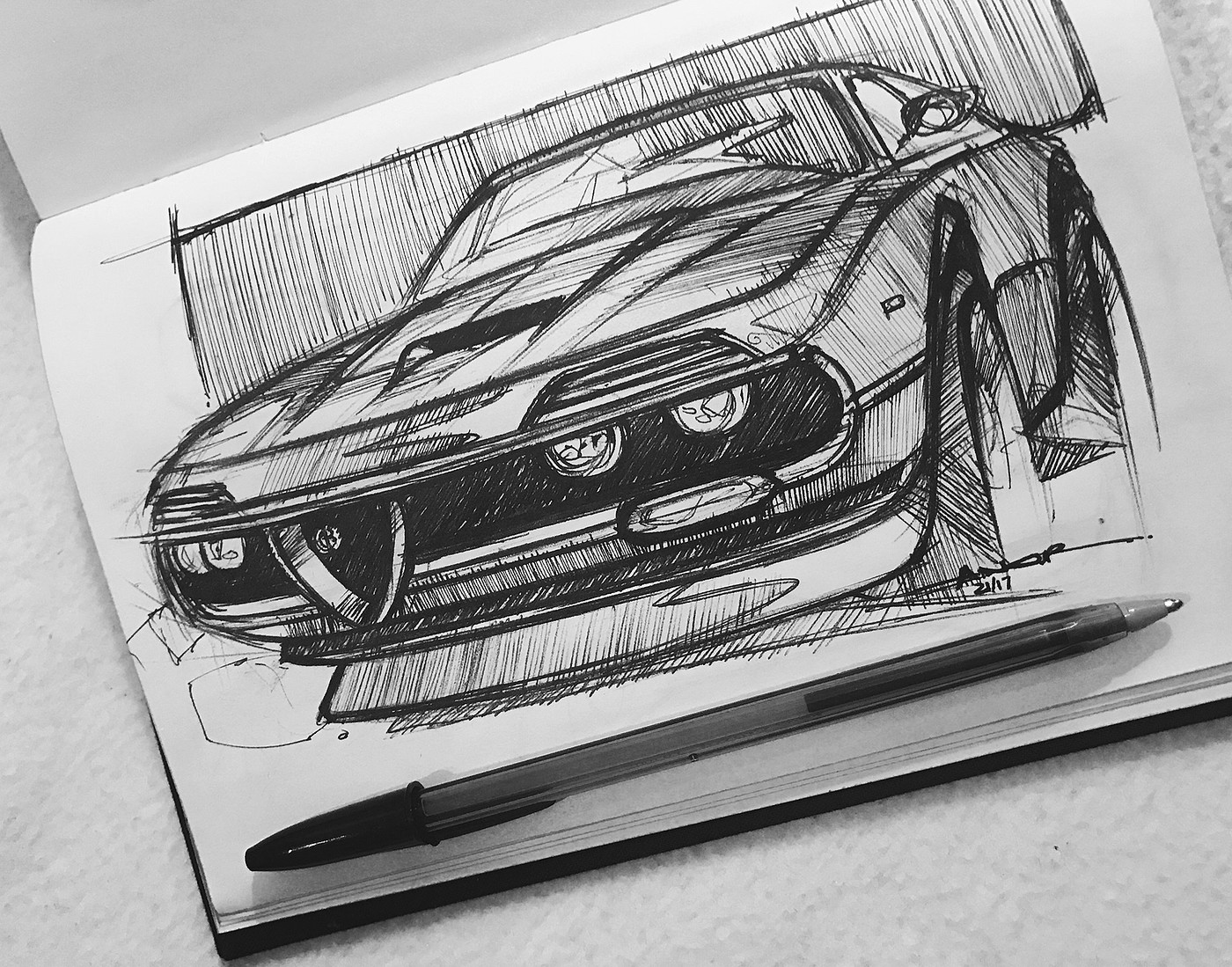 Sketch，atlas，Design，originality，Hand drawn，Automobile manuscript，