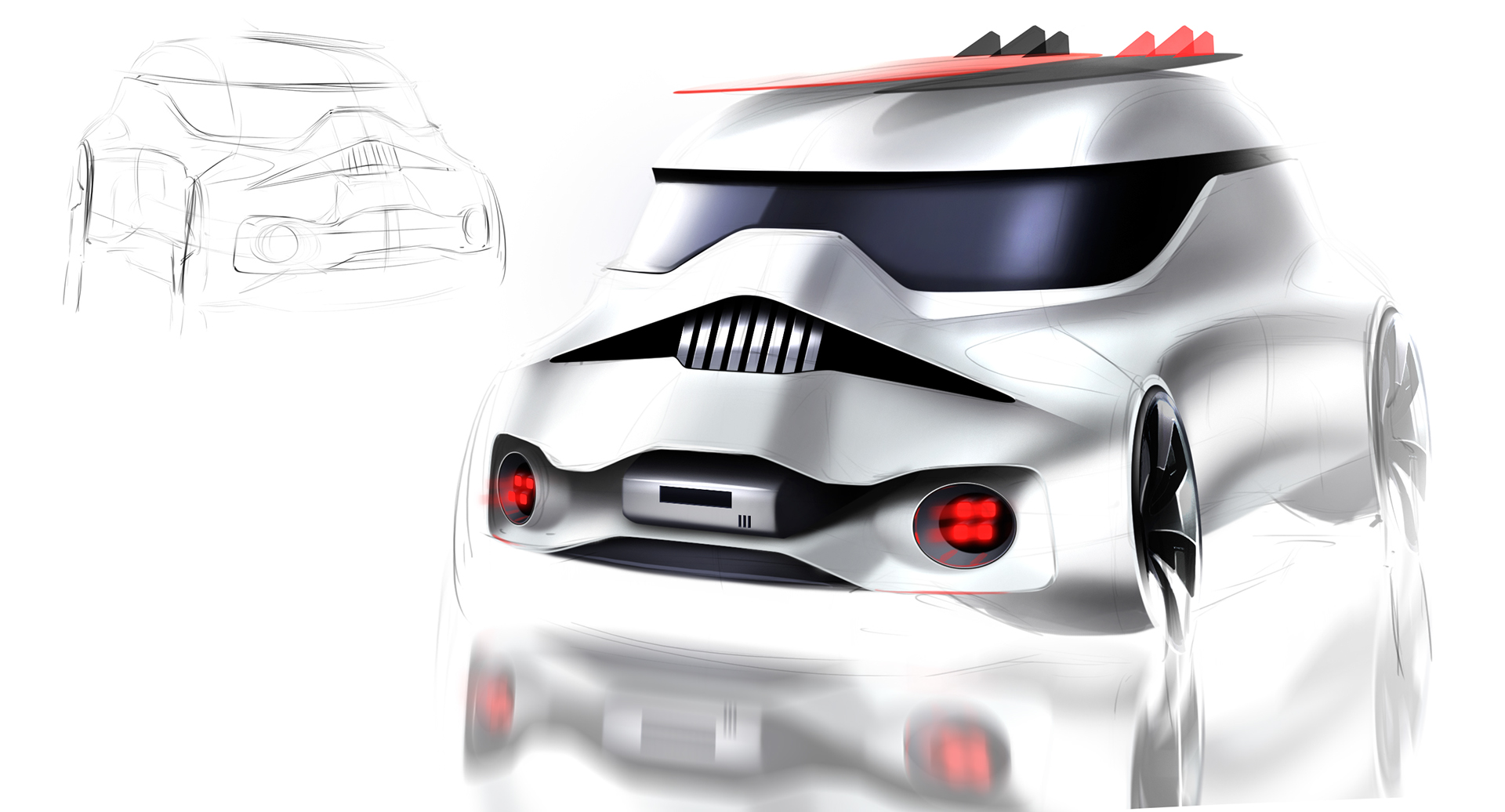 design sketch，vehicle，Design，originality，