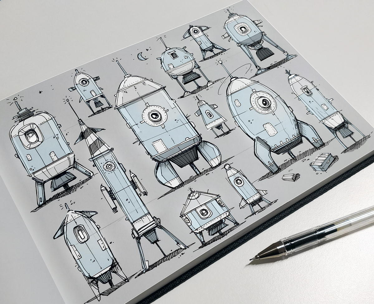 Illustrations，2019，selected，sketch，