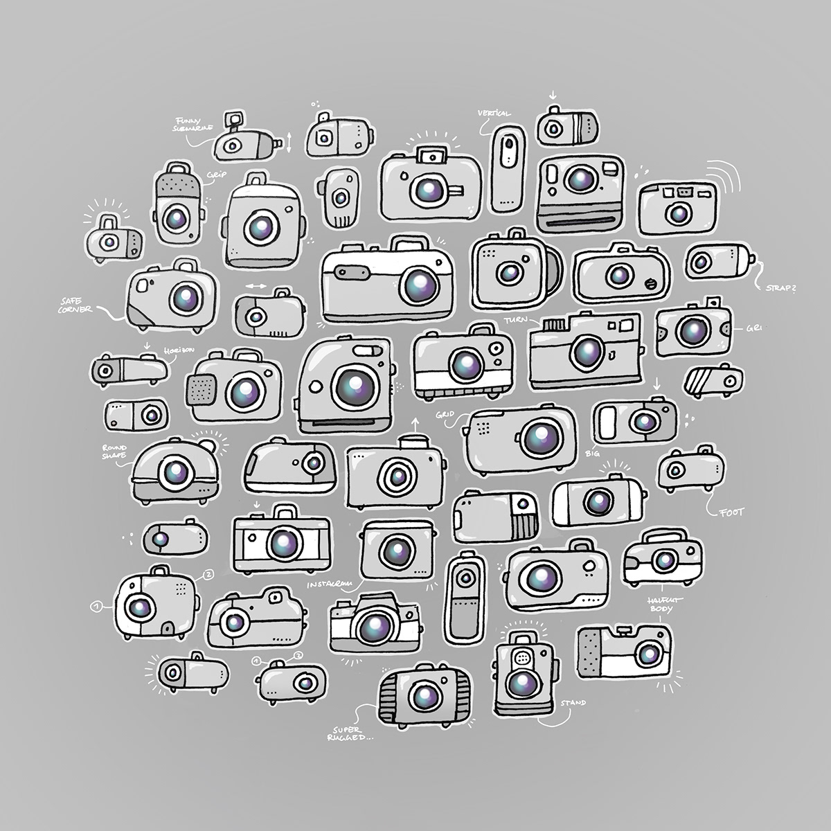 Illustrations，2019，selected，sketch，